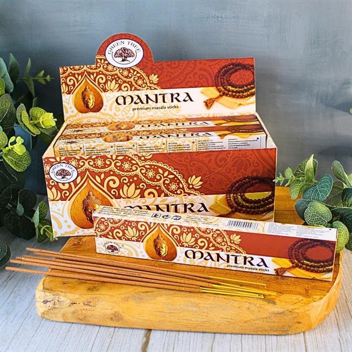 Green Tree Mantra Hand Rolled Natural Incense Sticks