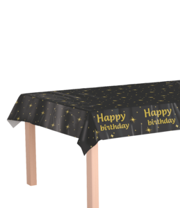 Classy party tablecloth - Happy birthday