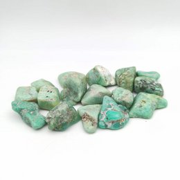 Trommelstenen - Chrysopraas (200 g)