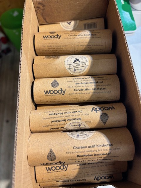 Woody Binchotan 20 sztuk luzem (niesterile - zero plastiku.