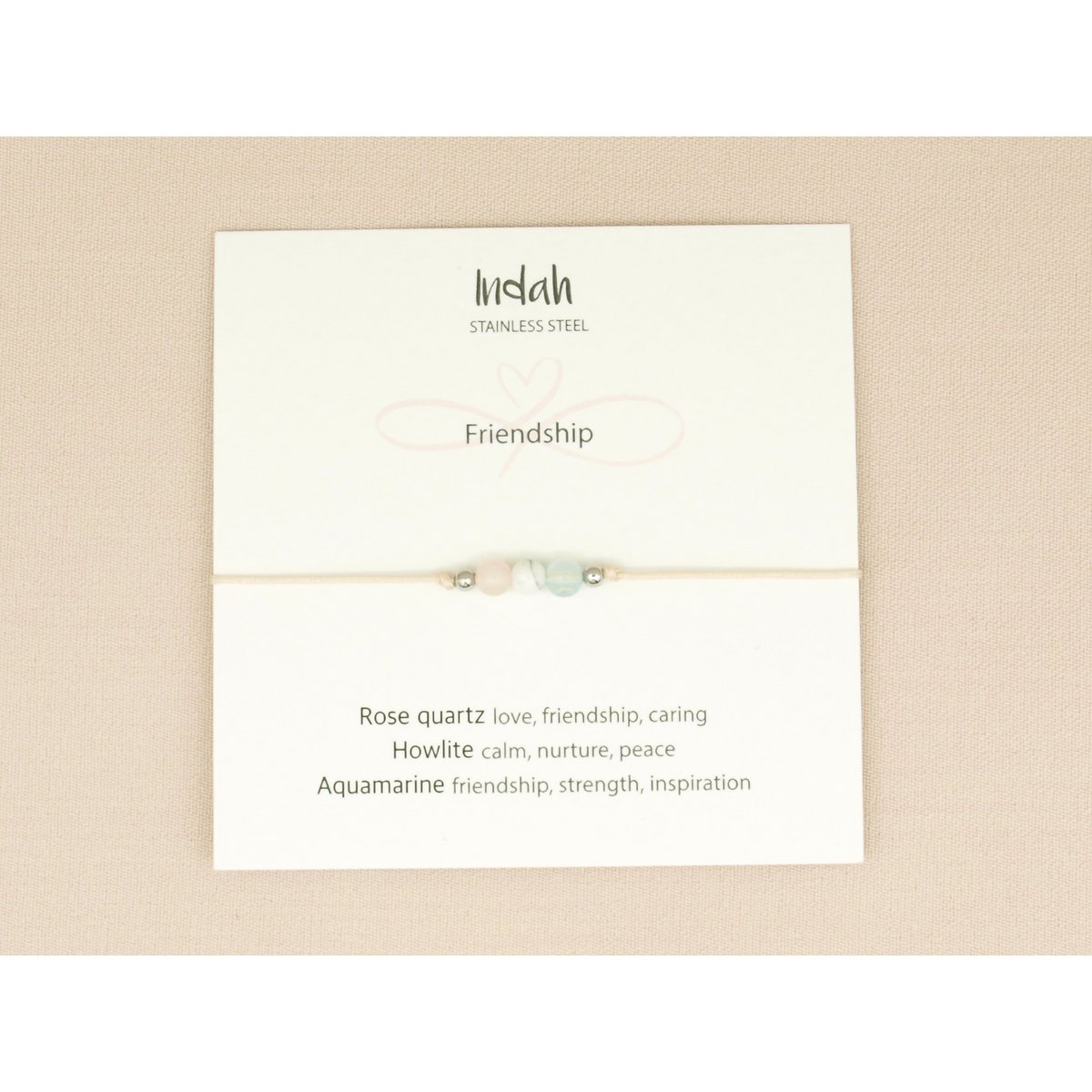 Armband rock, friendship, zilver en goud 