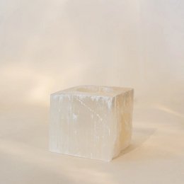 Selenite Tea-light Square