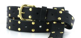 Leather Belt 3cm | with studs