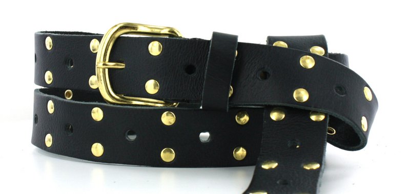 Leather Belt 3cm | with studs