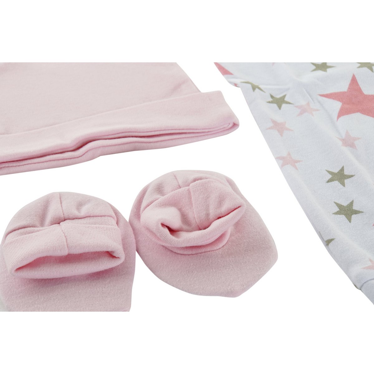BEBE SET 7 ALGODON 33X30 0-6 MESES ESTRELLAS 2 SUR BE169983