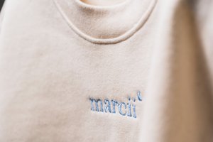 HOODIE "PureNature" - Stick Blau
