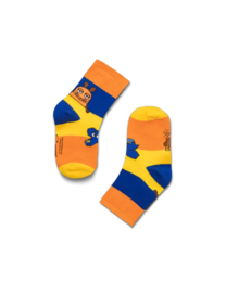koaa – Souris & Éléphant « Color Block » – Chaussettes bleu/jaune/orange