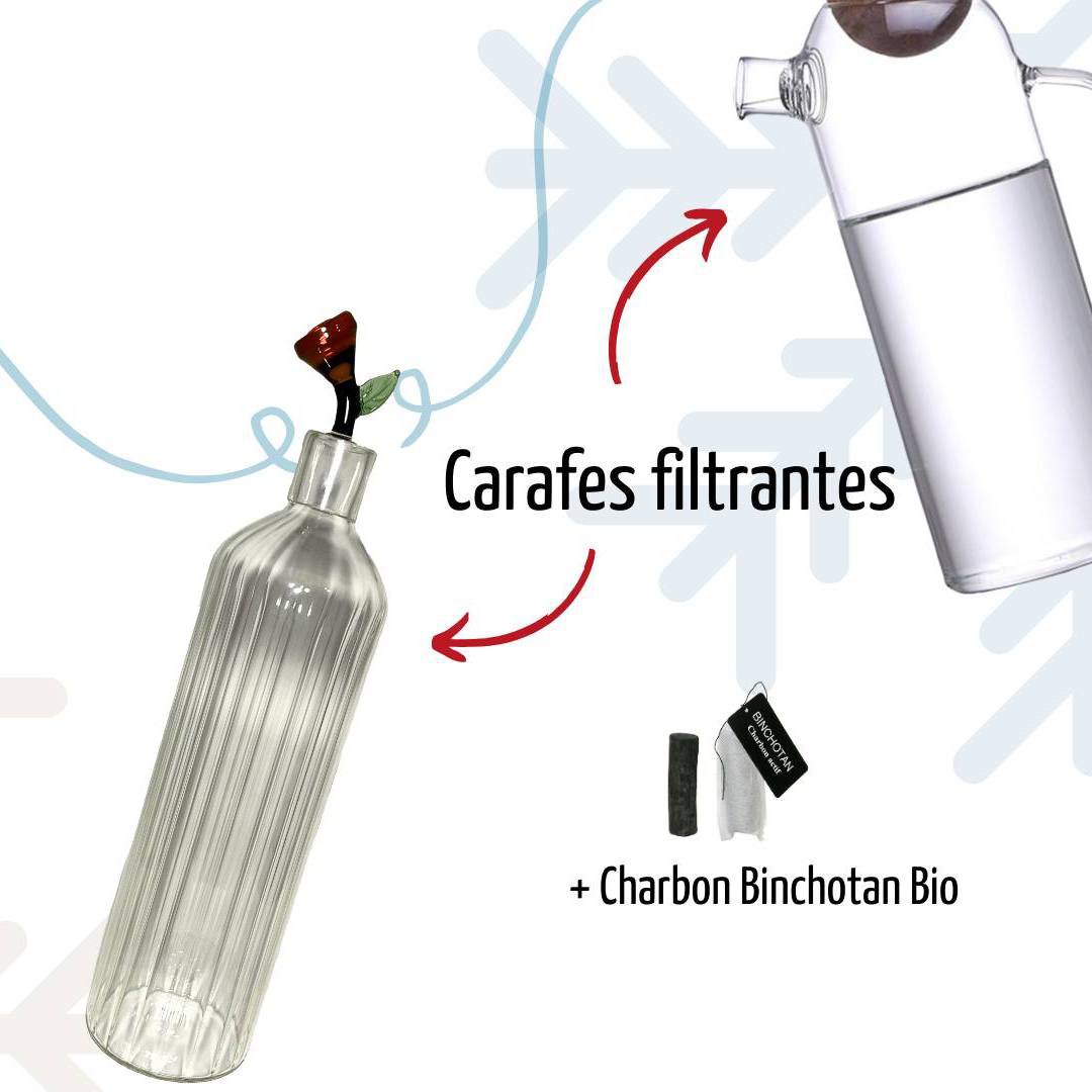Belle carafe en verre, carafe à eau, carafe à vin 