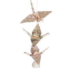 “Gold Bee” Origami Nursery Mobile