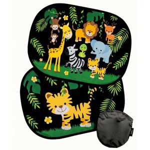 Car sun visor jungle