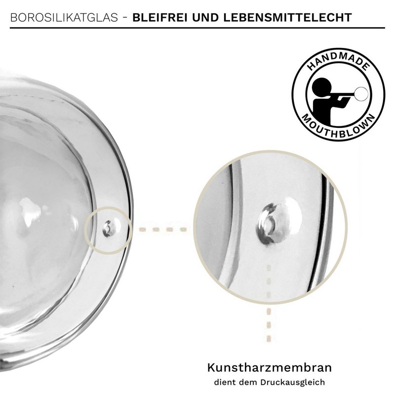 Zestaw Creano Doppelwandglas Schmetterling 250 ml 6er