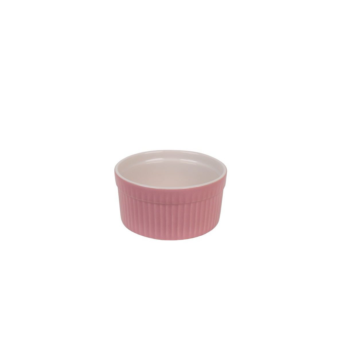 Ramequin rose pastel à rayures 9 cm Isabelle Rose