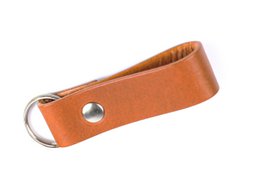 Leather keychain / key fob