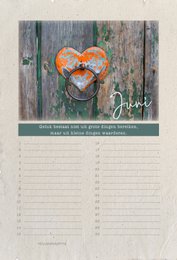 birthday calendar rural living