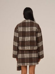 Barefoot Plaid Brown Jacket