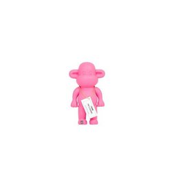 Ozdoba - Figurka małpy „The Legend” - Polyresin - Pink - 11x7x19cm