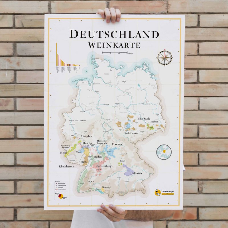 Wine list of Germany - Carte des Vins d'Allemagne