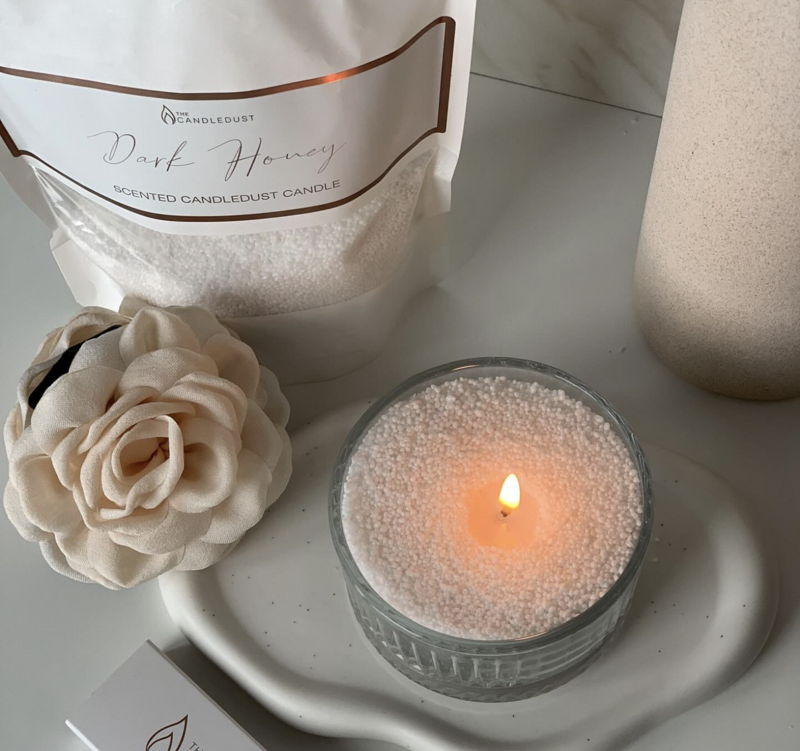 Powder/ Sand/ Pearl Candle Ready-to-Use Refill kit – Unscented Ivory Color – 330g – made for Horeca 