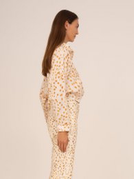 Fawn herten print ballon shirt