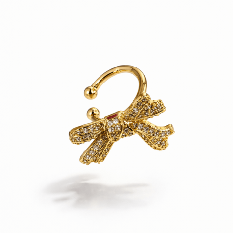 BIJOU BOW - Ear cuff fiocco