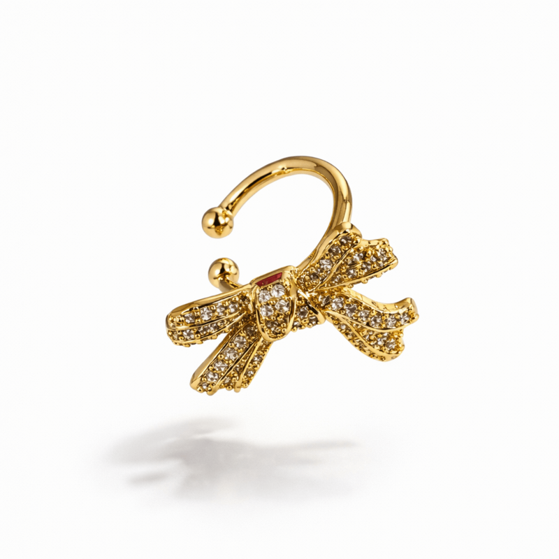BIJOU BOW - Ear cuff fiocco