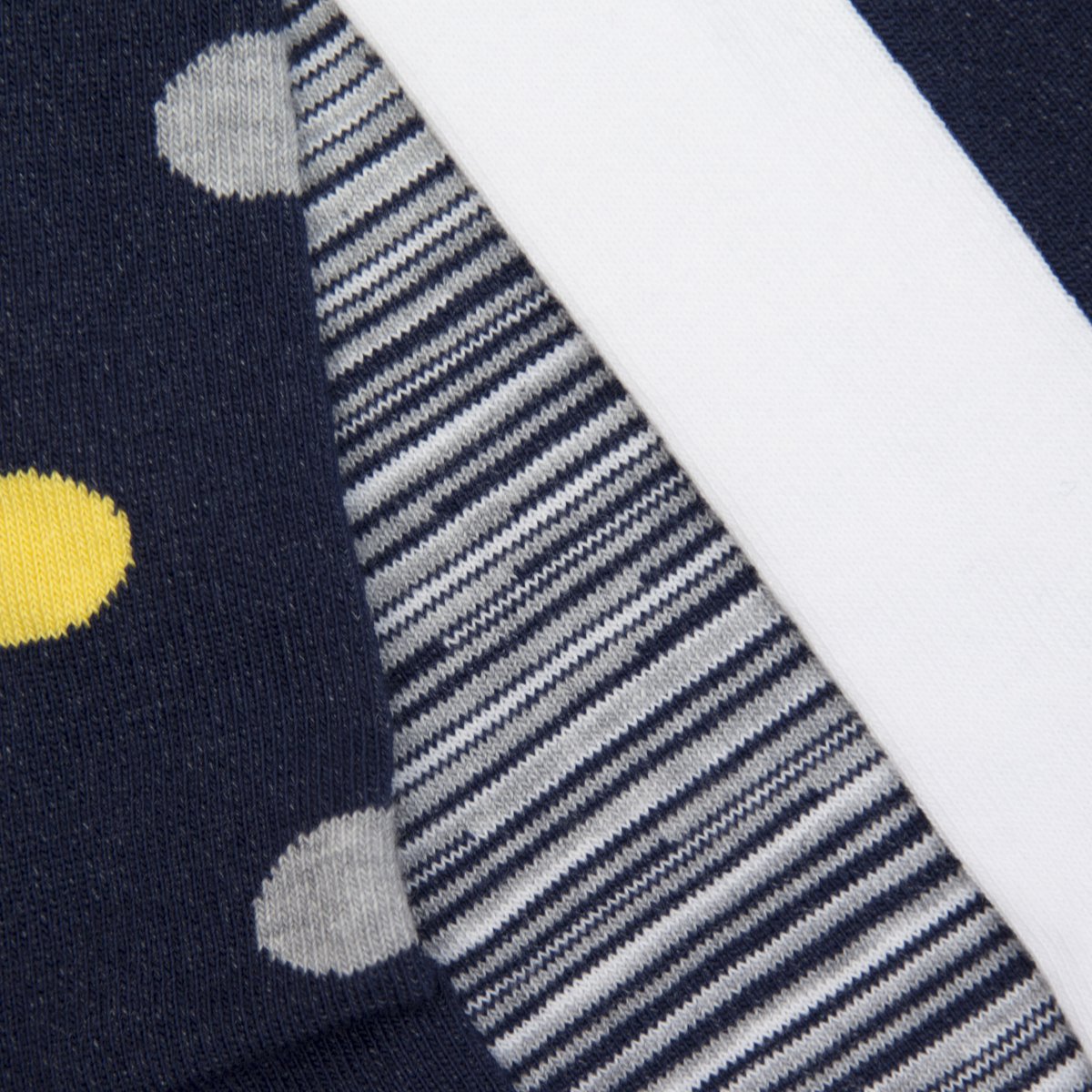 Classic Height Organic Cotton Socks - Three Pack 2