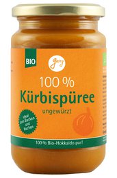 Hokkaido-Kürbis-Püree 100 % Püree ungewürzt Bio für Pumpkin Pie & Co