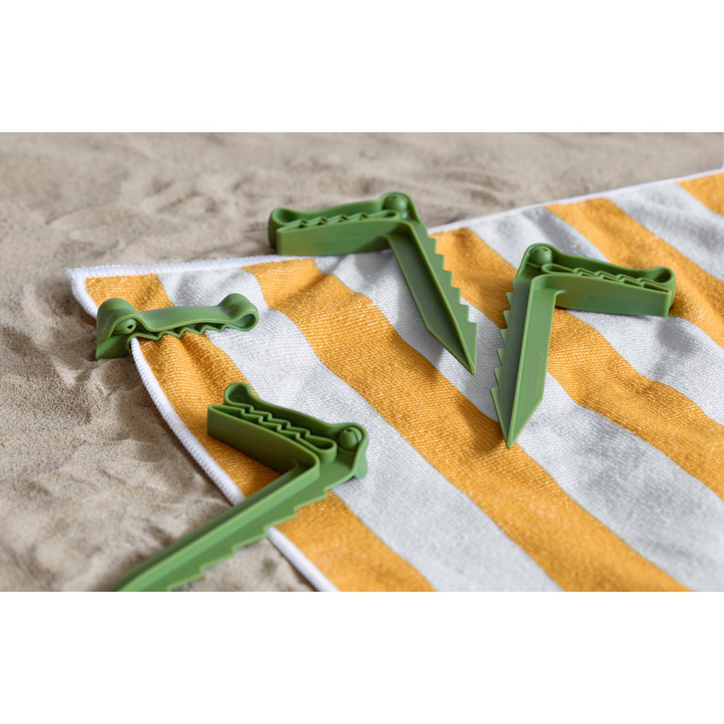 Peleg Design Zaciski do ręczników plażowych Crococlips