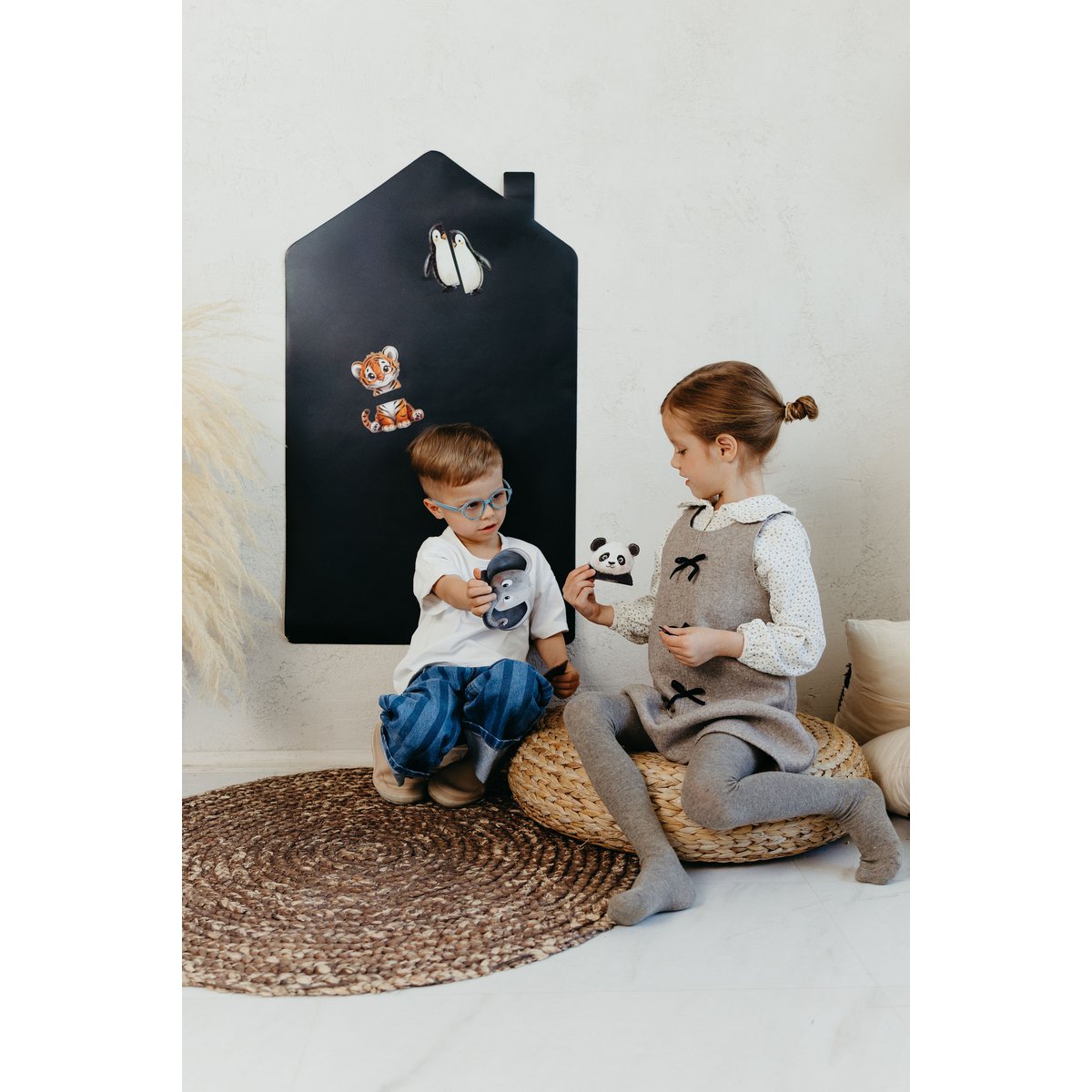 Tableau magnétique pour enfants - Maison