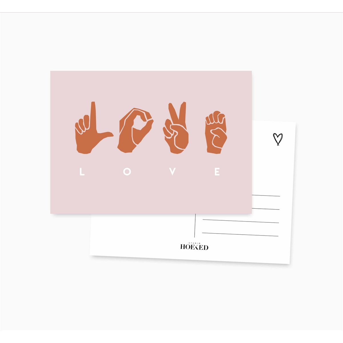 A6 Ansichtkaart || LOVE