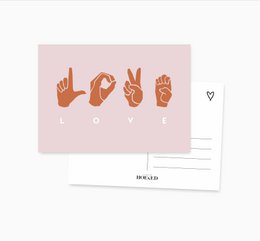 A6 Postcard || LOVE