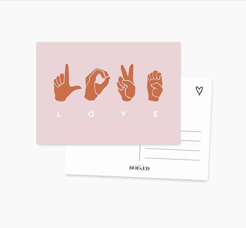 Cartolina A6 || AMORE