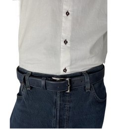 Monogramm Ledergürtel | Echtes Leder | Herren & Damengürtel | 3,5 cm | 8 Farben
