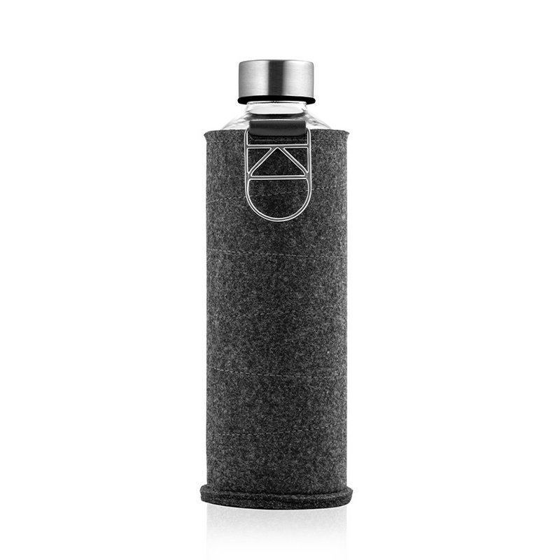 EQUA Glass Bottle With Felt Cover
