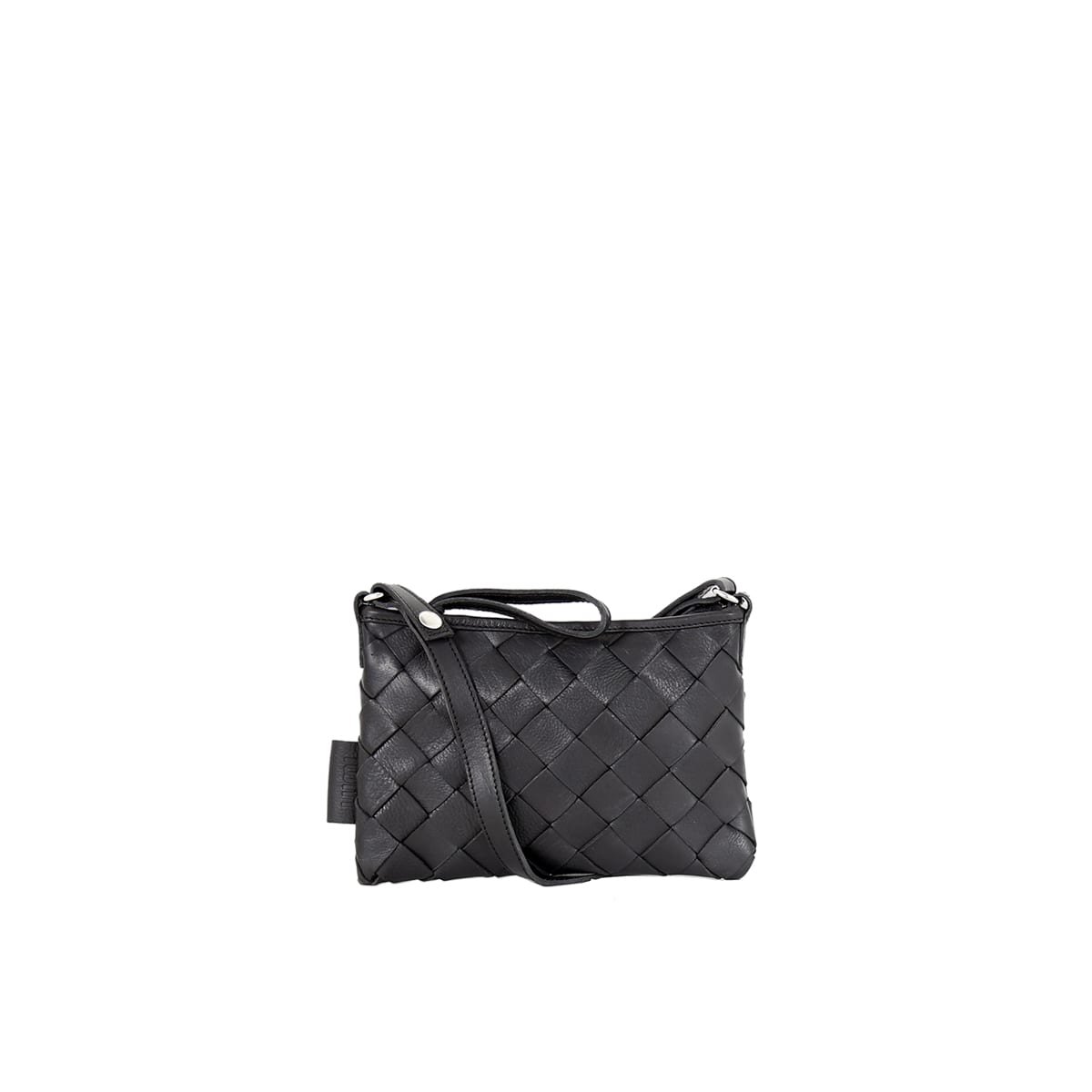 Toarie Woven Clutch Lille Sort
