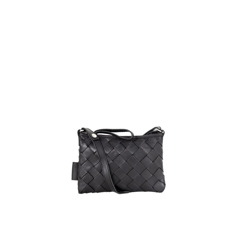 Toarie Woven Clutch Small Schwarz