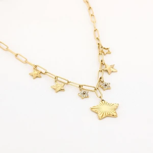 Star chain charms JE16904 - GOLD