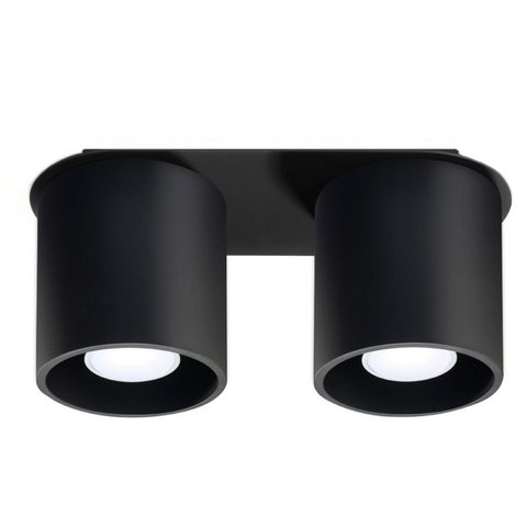 ORBIS 2 black ceiling lamp