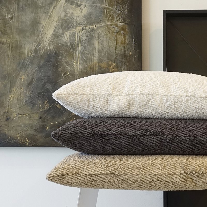 300 Pillow Boucle Champaign 50x50