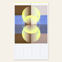 Risography birthday calendar (17.0 x 28.5 cm)
