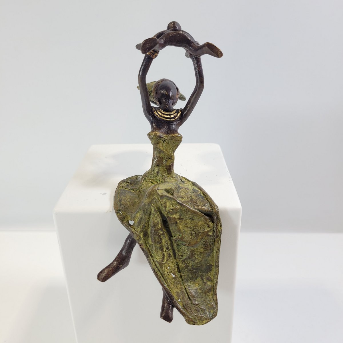 Bronzeskulptur "Flying Baby" af Karim Sana | 15 cm | forskellige farver