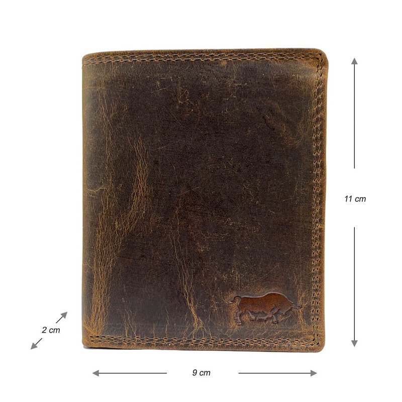 Pung Mænd - Pung Mænd - Arrigo Pung - Billfold model i 3 farver Buffalo Læder