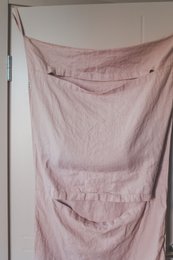 Wäschesack aus Leinen, hängender Leinenbeutel