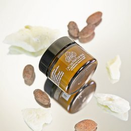 Hyaluroncreme I maske I 2i1 I økologisk kakaosmør I til følsom hud I kamille