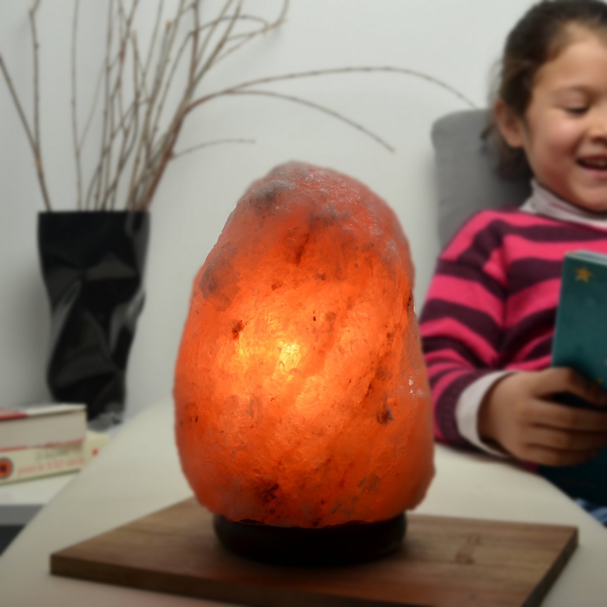 Himalayan Salt Crystal Lamp - 2 to 3 kg - Natural Material - Gift Idea and Decoration