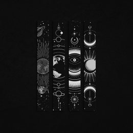 MOON TOTEM LINED Blackout Journal