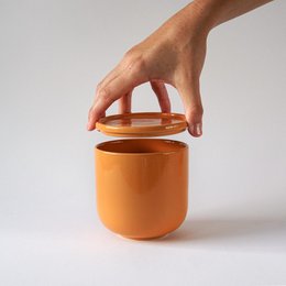 Large mug Mox Hollyhock - deep orange - 500ml - without lid