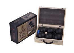 LAGUIOLE Black Edition Set of 6 Petanque balls -