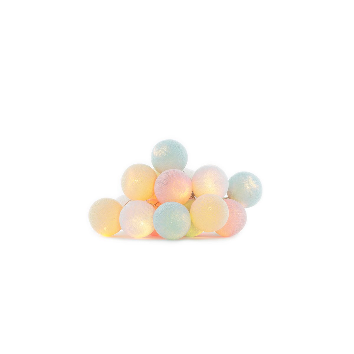 Indendørs almindelig String Light - Pastel
