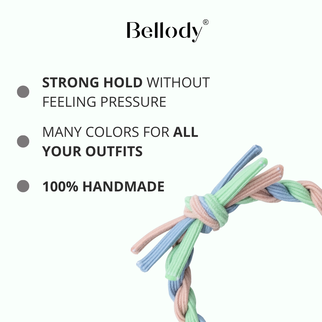 Bellody® Kinder Haargummis (4 Stück - Cool Princess)